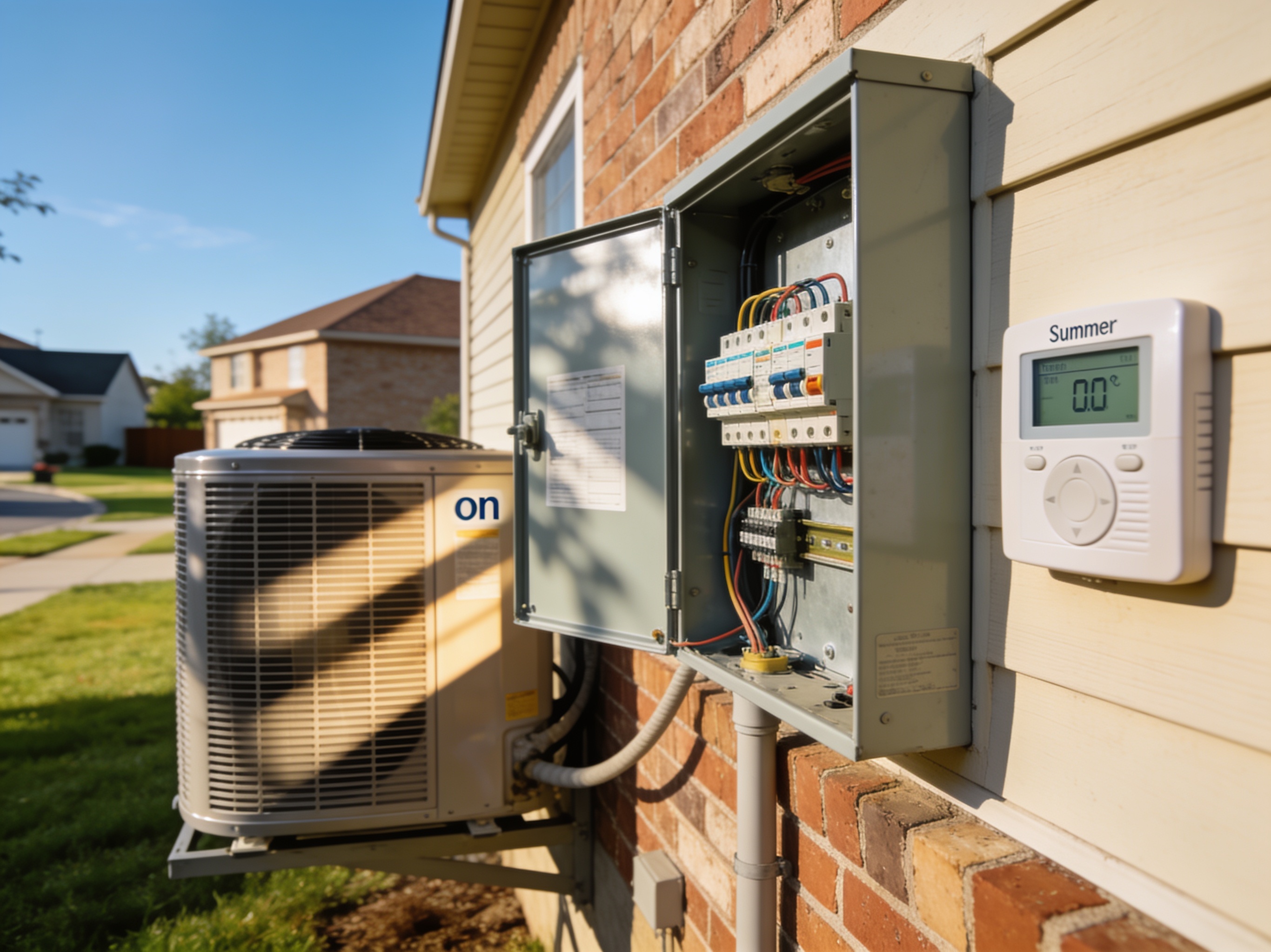 How Colleyville Homes Handle Summer AC Loads Without Tripping Breakers