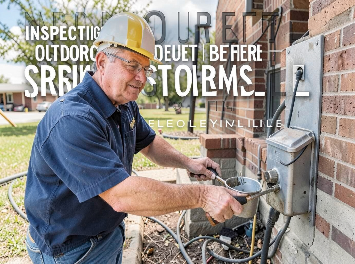 Inspecting Outdoor Outlets Before Spring Storms in Colleyville