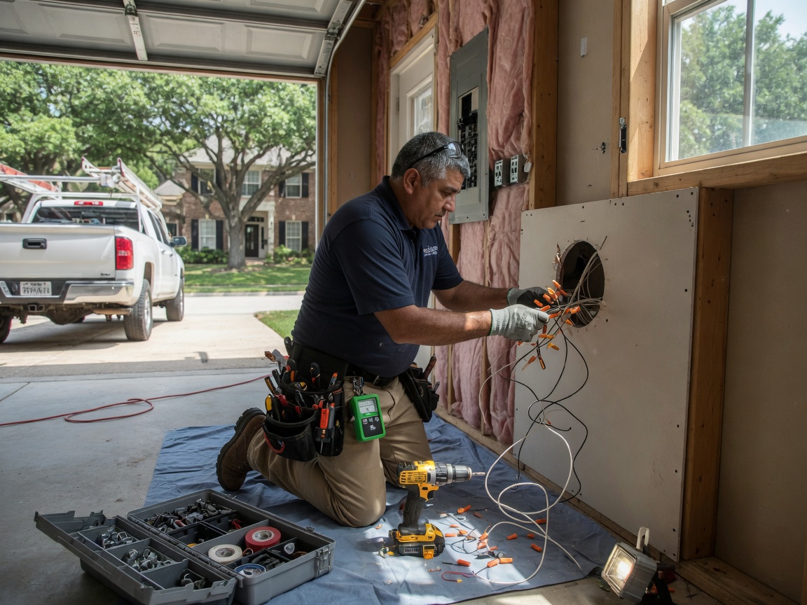 Electrician work by Electrician Colleyville Tx in Colleyville, TX